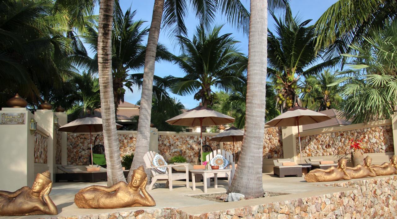 Sibaja Palms Sunset Beach Luxury Villa Taling Ngam-stranden Eksteriør billede